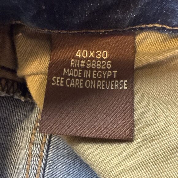 C E Schmidt Workwear Men’s Jeans 40x30 Relaxed Fit Blue Stretch Denim 98826 - Picture 5 of 8